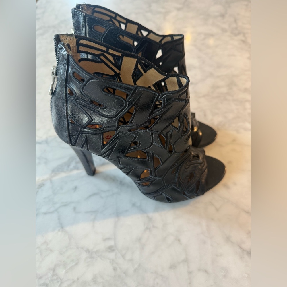 Miss Sixty Black Cutout Heels